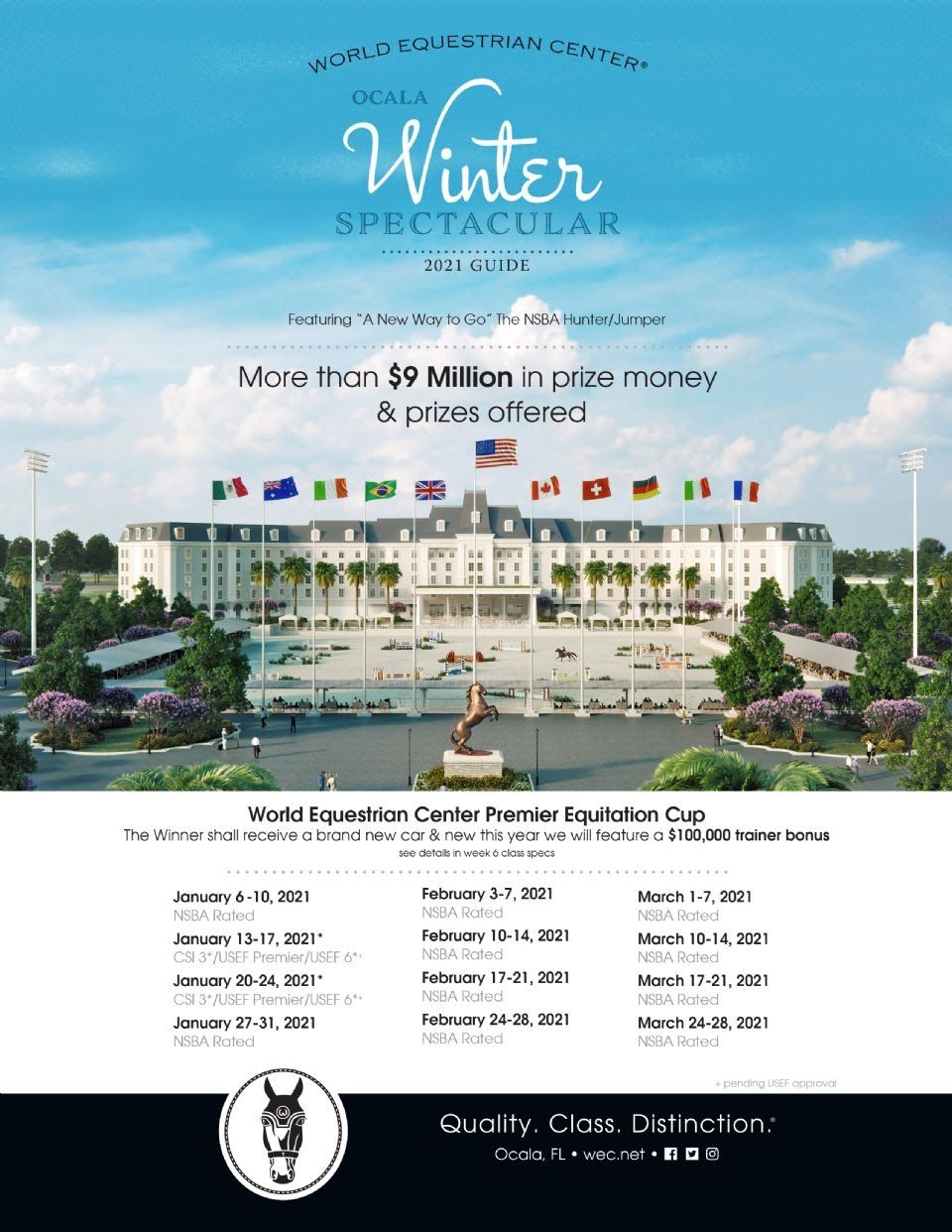 World Equestrian Center Ocala Unveils 2021 Guide to Winter