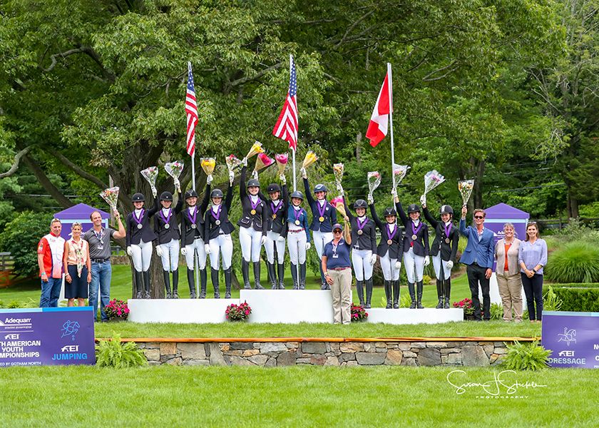Region 3 Turns Focus into Gold at USDF North American Junior Dressage